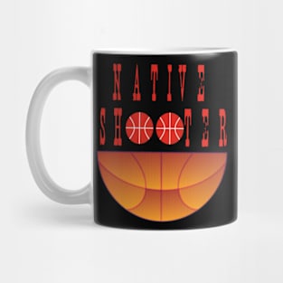 active shooter funny basketball for basketball lovers Mug